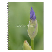 Carnet Fleur d'Iris Pourpre (ma photographie) (Devant)