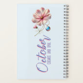 Carnet Fleur d'octobre et Muse de gemme – Naissance perso (Verso)