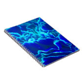 Carnet Fleur d'oeillet bleu et Turquoise (Côté Droit)