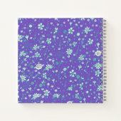 Carnet Fleur Doodle Cute personnalisable (Dos)