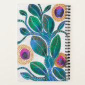 Carnet Fleur du désert, avec votre nom, aquarelle (Verso)