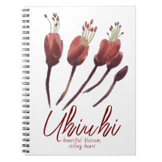 Carnet Fleur d'Uhiuhi Rare Élégance Florale Hawaïenne Aut