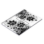 Carnet Fleur éclatée d'encre (Côté gauche)