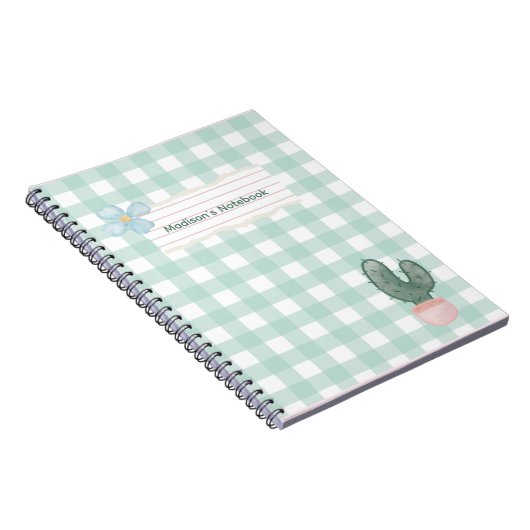 Carnet Fleur et cactus (Côté Droit)