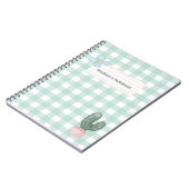 Carnet Fleur et cactus (Côté gauche)