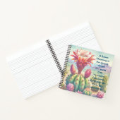 Carnet Fleur et devis de cactus de torche (Intérieur)