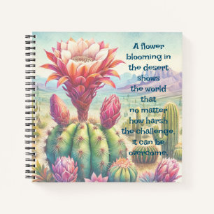 Carnet Fleur et devis de cactus de torche