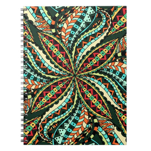 Carnet Fleur et Glamour Sans Couture Stylé (Devant)
