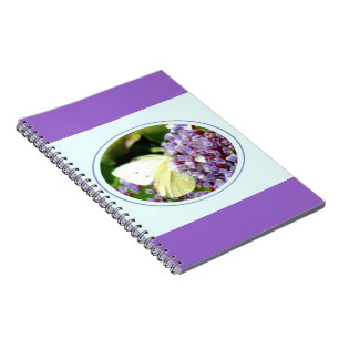 Carnet Fleur et papillon