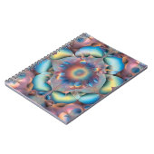 Carnet Fleur Ethérée : Radiant Abstrait (Côté gauche)