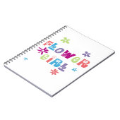 Carnet Fleur fille (Côté gauche)