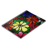 Carnet fleur fleurie (Côté gauche)