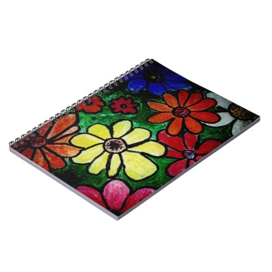 Carnet fleur fleurie (Côté gauche)