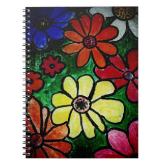 Carnet fleur fleurie
