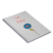 Carnet Fleur Florale Simple La Fleur (Côté Droit)