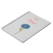 Carnet Fleur Florale Simple La Fleur (Côté gauche)