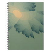 Carnet Fleur fractale (Devant)