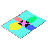 Carnet Fleur futuriste (Côté gauche)