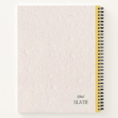 Carnet Fleur Gaillardia vivace Comp personnalisé (Dos)