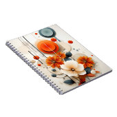 Carnet Fleur géométrique abstraite (Côté Droit)