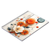 Carnet Fleur géométrique abstraite (Côté gauche)