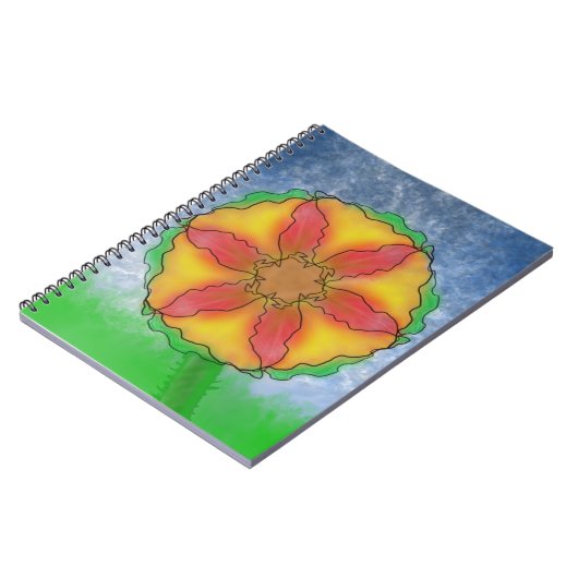 Carnet Fleur impeccable (Côté gauche)