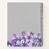 Carnet Fleur Inspirante Violet (Dos)