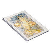 Carnet Fleur Jaune Nouveau Victorienne (Côté Droit)