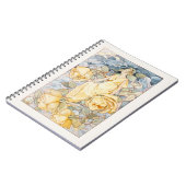 Carnet Fleur Jaune Nouveau Victorienne (Côté gauche)