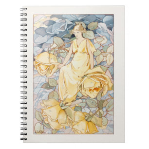 Carnet Fleur Jaune Nouveau Victorienne