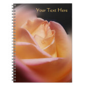 Carnet Fleur Jaune Rosebud (Devant)