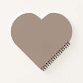 Carnet Fleur joyeuse Abstrait Beige Brun Floral Fractale (Dos)