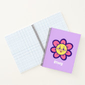 Carnet Fleur Joyeuse Rose Et Jaune (Intérieur)