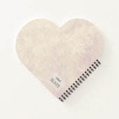 Carnet Fleur Lily en bois (Dos)