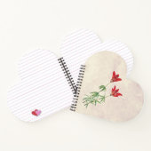 Carnet Fleur Lily en bois (Intérieur)