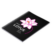 Carnet Fleur LOTUS (Côté gauche)