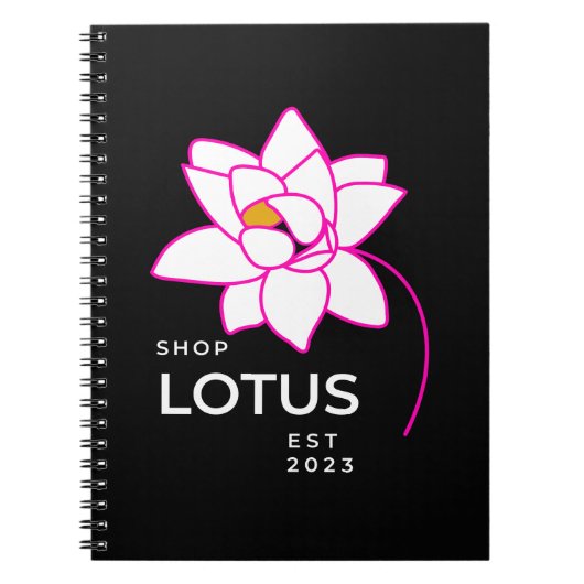 Carnet Fleur LOTUS (Devant)