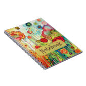 Carnet Fleur Lumineux (Côté Droit)