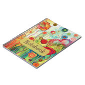 Carnet Fleur Lumineux (Côté gauche)