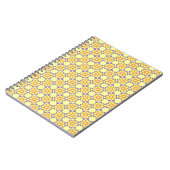 Carnet Fleur lunaire (jaune) (Côté gauche)