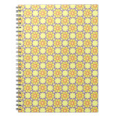 Carnet Fleur lunaire (jaune) (Devant)