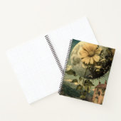 Carnet Fleur Lune et charme Vintage (Intérieur)