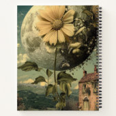 Carnet Fleur Lune et charme Vintage (Dos)