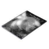Carnet Fleur Magnolia Noir Et Blanc (Côté gauche)