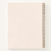 Carnet Fleur Marron Rose Aquarelle Citation Lectur (Dos)