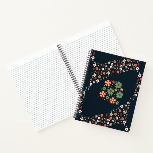 Carnet Fleur Moderne Contemporaine (Intérieur)