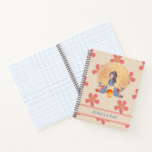 Carnet Fleur Motif Chibi fille (Intérieur)