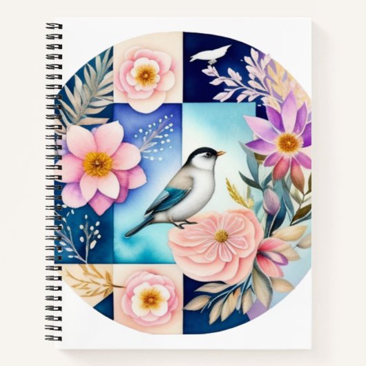 Carnet Fleur & Oiseau (Devant)