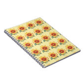 Carnet Fleur orange (Côté Droit)