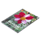 Carnet Fleur où vous êtes planté Citation florale (Côté gauche)